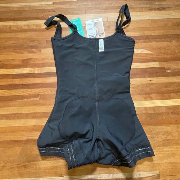 Leonisa  Firm Compression Boy Shorts Bottom Body Shaper - Black small - Picture 15 of 16